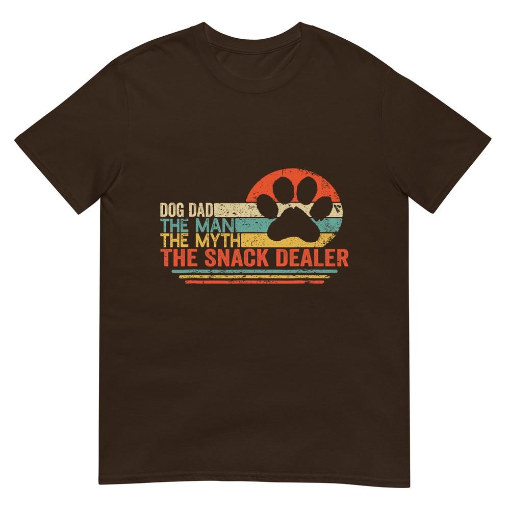 Vintage Dog Dad The Unisex The Myth Snack Dealer Father Day Tshirt