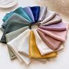 Solid Color Small Square Scarf for Women, Simple Korean Style, Versatile for Spring and Summer, Suitable for Professionals, Bank Employees