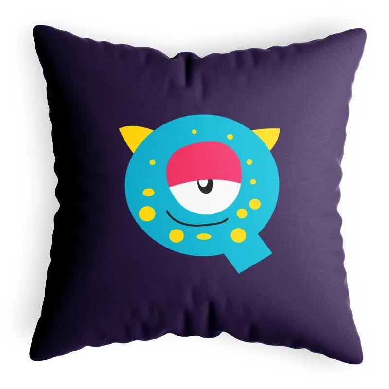 Cartoon Funny Animal Letter Pillowcase Home Decoration Children's Room Game Pillowcase Living Room Sofa Cushion Cover