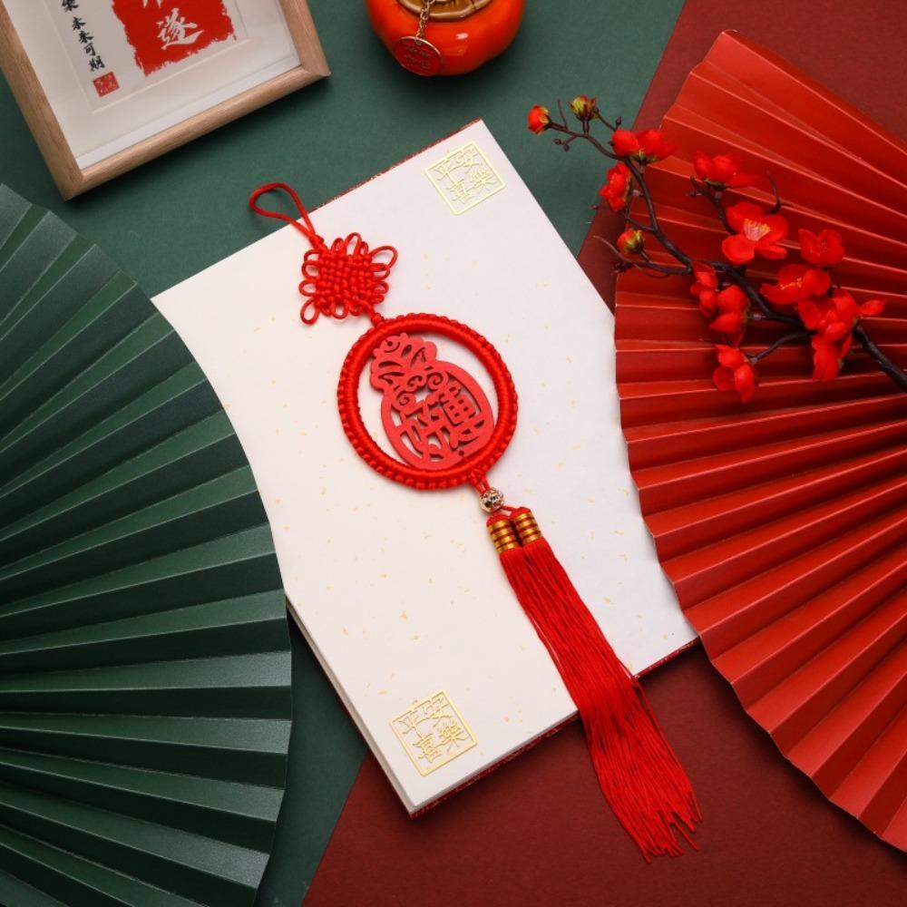Traditional Chinese Knot Pendant Reusable New Year Ornament  Christmas