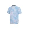 Fashion Simple Pullover Short-Sleeve T-Shirt for Men, Blue and White