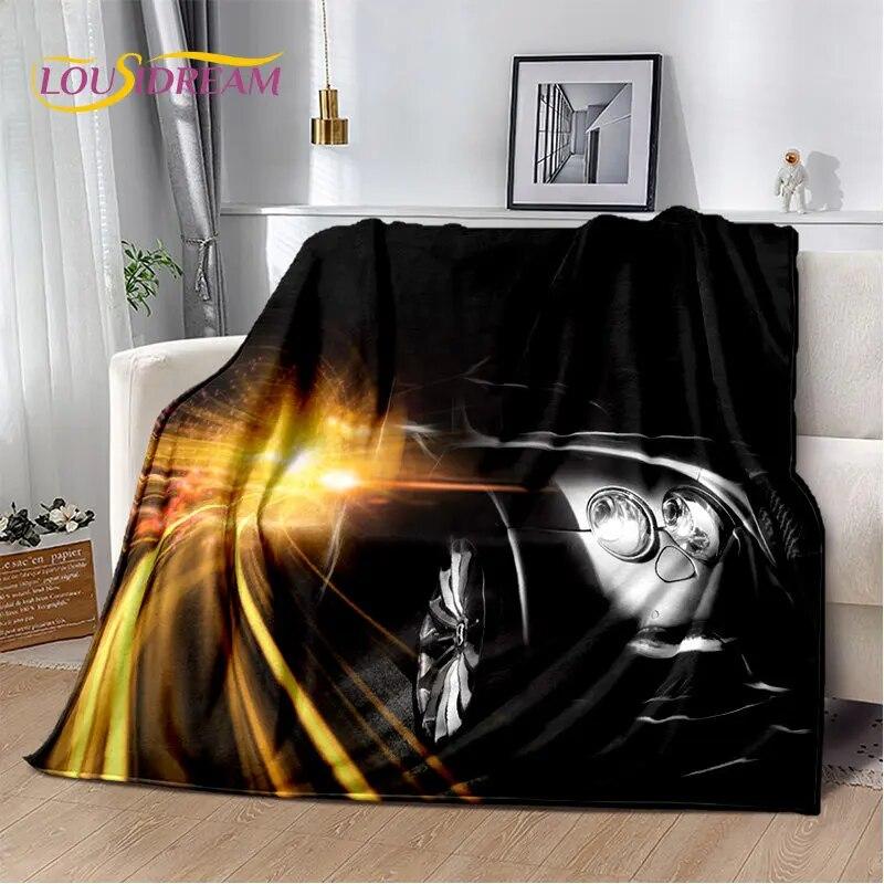 Sports Car Concept Car Soft Plush Blanket,Flannel Blanket Throw Blanket for Living Room Bedroom Bed Sofa Picnic Cover Bettdecke