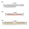  Pettine Acciaio Professionale Ultra Sottile per Parrucchiere Strumento per Styling Capelli Parrucchiere