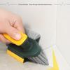 2 in 1 Window Cleaning Brush Multifunctional Crevice Brush Floor Brush Bathroom Corner Crevice Toilet Cleaning Brush
