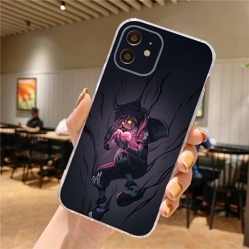 

K-Kingdom Game Hearts Phone Case For iPhone 17,16,15,14,13,12,11 Pro,Max,Plus,X,XS,XR,SE4,E Mini Transparent Soft Cover iPhone16e