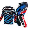 Zestaw odzieży motocrossowej dla dzieci Młodzieżowy Zestaw Koszulka Spodnie Dziecko zielony Motocykl czarny 3 4 5 6 7 8 9 10 lat Kombinezon crossowy niebieski pomarańczowy Enduro cross chłopiec dziewczynka