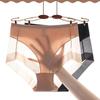 Women High Waist Briefs Seamless Panties Transparent High Elastic Tummy Control Shapewear Ice Silk Butt LifterSexy Lingerie