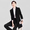 Professional Wool-Blend Mid-Length Uniform Coat