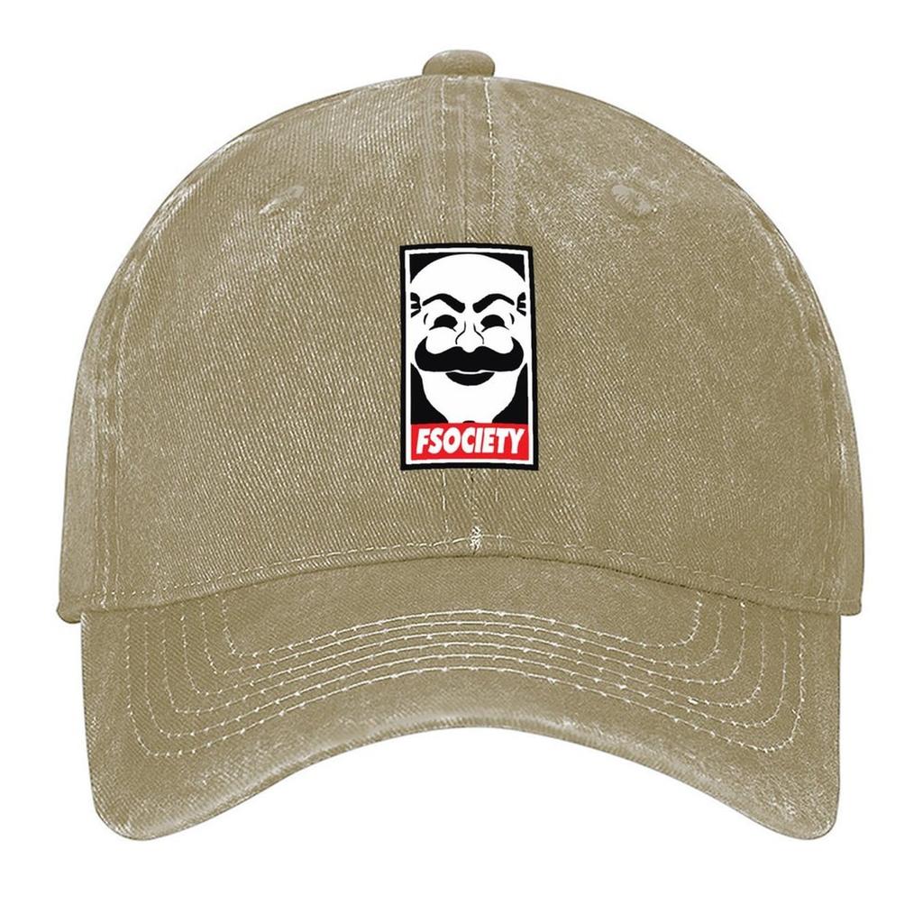 2026 2026 Fsociety Baseball Cap Fun Hats Luxury Woman Cap Snap Back Hat Vintage Men Women's