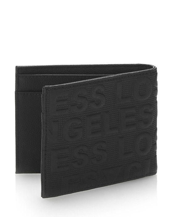 Portefeuille - Guess - New Boston - Cuir véritable - Marron - 12,2x9,6x2,5 cm