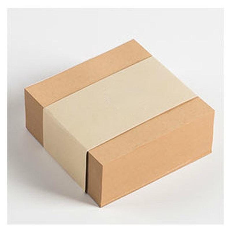 

Утолщенные квадратные блокноты для N раз Простые канцелярские товары Пустой отрывной блокнот и 400 стикеров коричневый