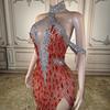 2026 Spring Arrival: Pink Sequin Mermaid Evening Gown for Banquets and Events