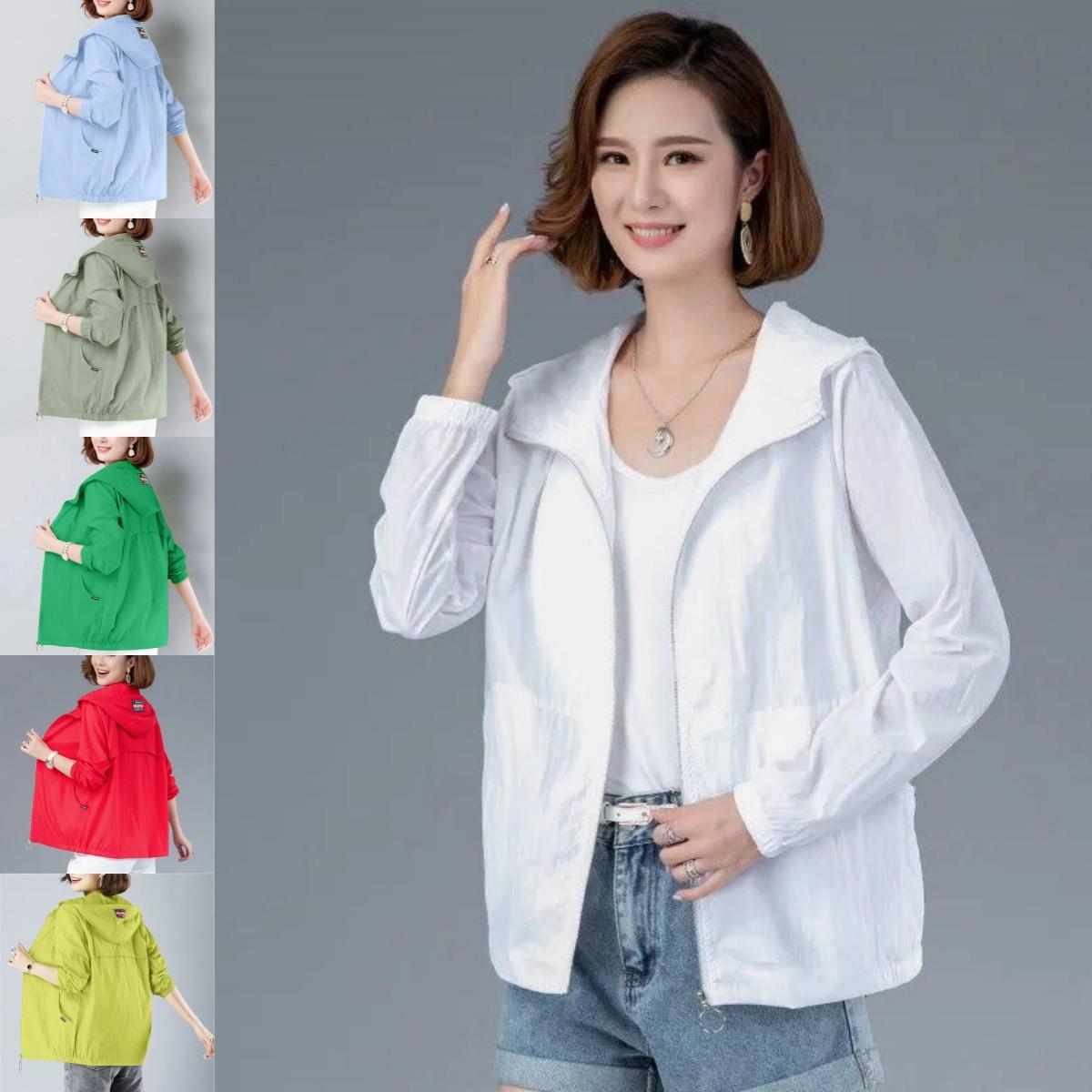 

Loose Large Size Sunscreen Clothing Women s Popular Casual Sunscreen Clothing Thin Jacket Short Sunscreen Shirt