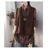 Spring  Autumn Vintage Knitted Vest Women  Loose V-neck Double Pocket Sleeveless Sweater Knitted Waistcoat Outwear