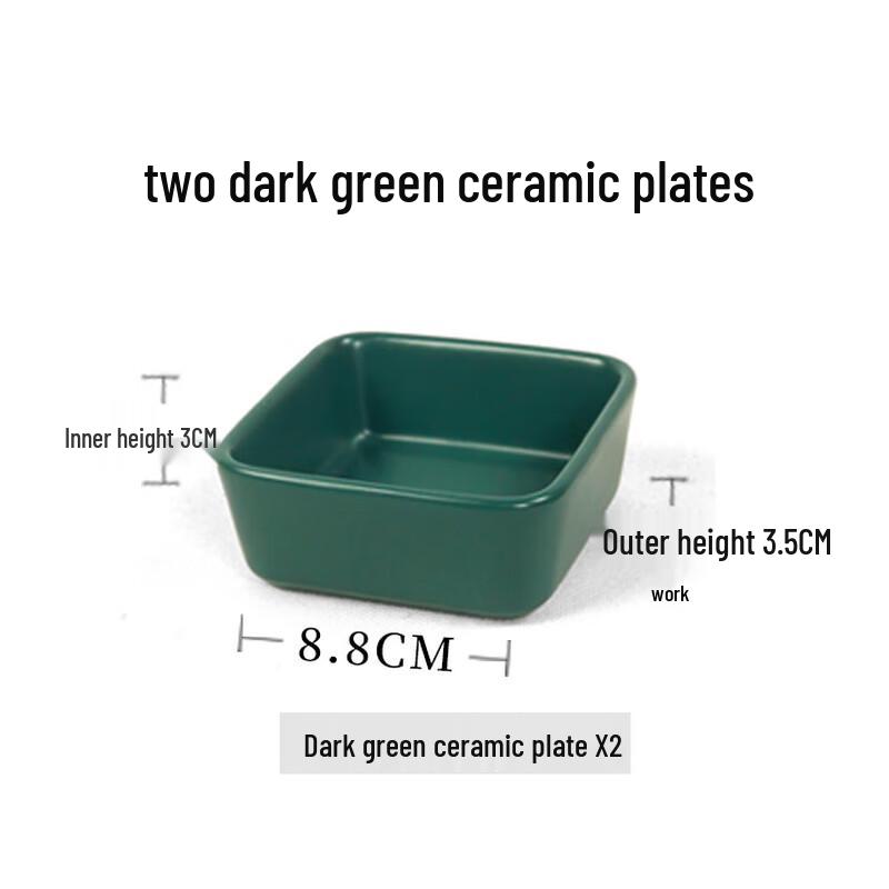 ZISIZ Ceramic Divided Snack & Fruit Dish