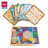 Deli Wooden 10-in-1 Board Game Set