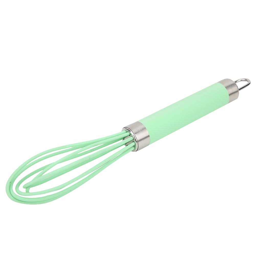 Household Mini Manual Egg Beater Stirring Mixer Blender Kitchen Cooking Utensils Green