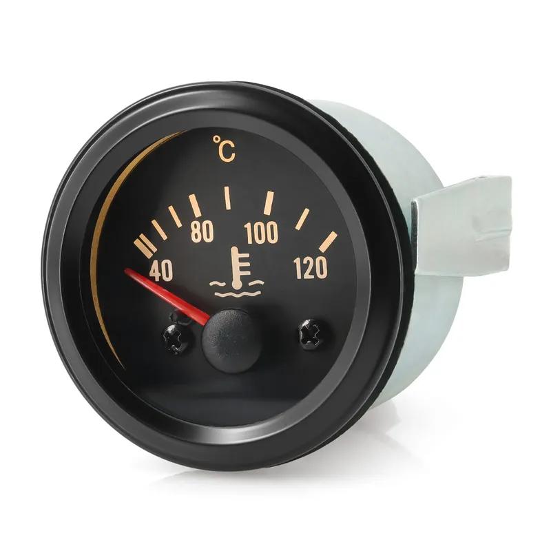 Water Temp Gauge 150 Celsius 24V 52MM Black Oil Temp Gauge Oil Press Meter 10 Bar Volt Gauge Truck Car Truments