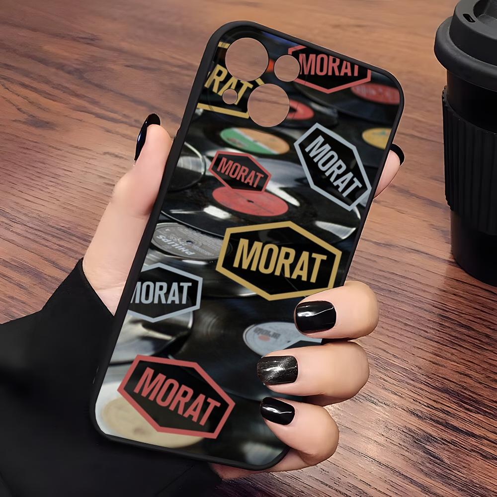 

M-Morat Band Phone Case Matte Transparent For Iphone 16 15 Max 14 13 Mini 12 Pro 7 8 11 XR Xs X Plus Back Cover iPhone 15