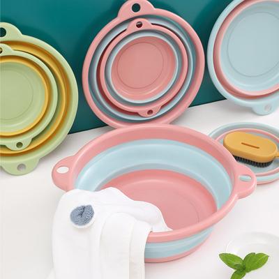 Multi-functional Washbasin, Convenient Storage, Plastic Basin, Thickened, Durable, Portable and Foldable Basin