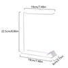 Three-jaw Desktop Storage Holder Lipstick And Keychain Organizer Pendant Rack For Shop Nail Art Display Rack Jewelry Hanger