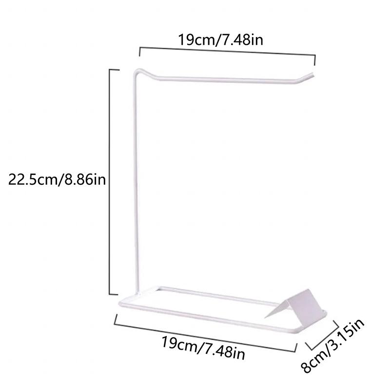 Three-jaw Desktop Storage Holder Lipstick And Keychain Organizer Pendant Rack For Shop Nail Art Display Rack Jewelry Hanger