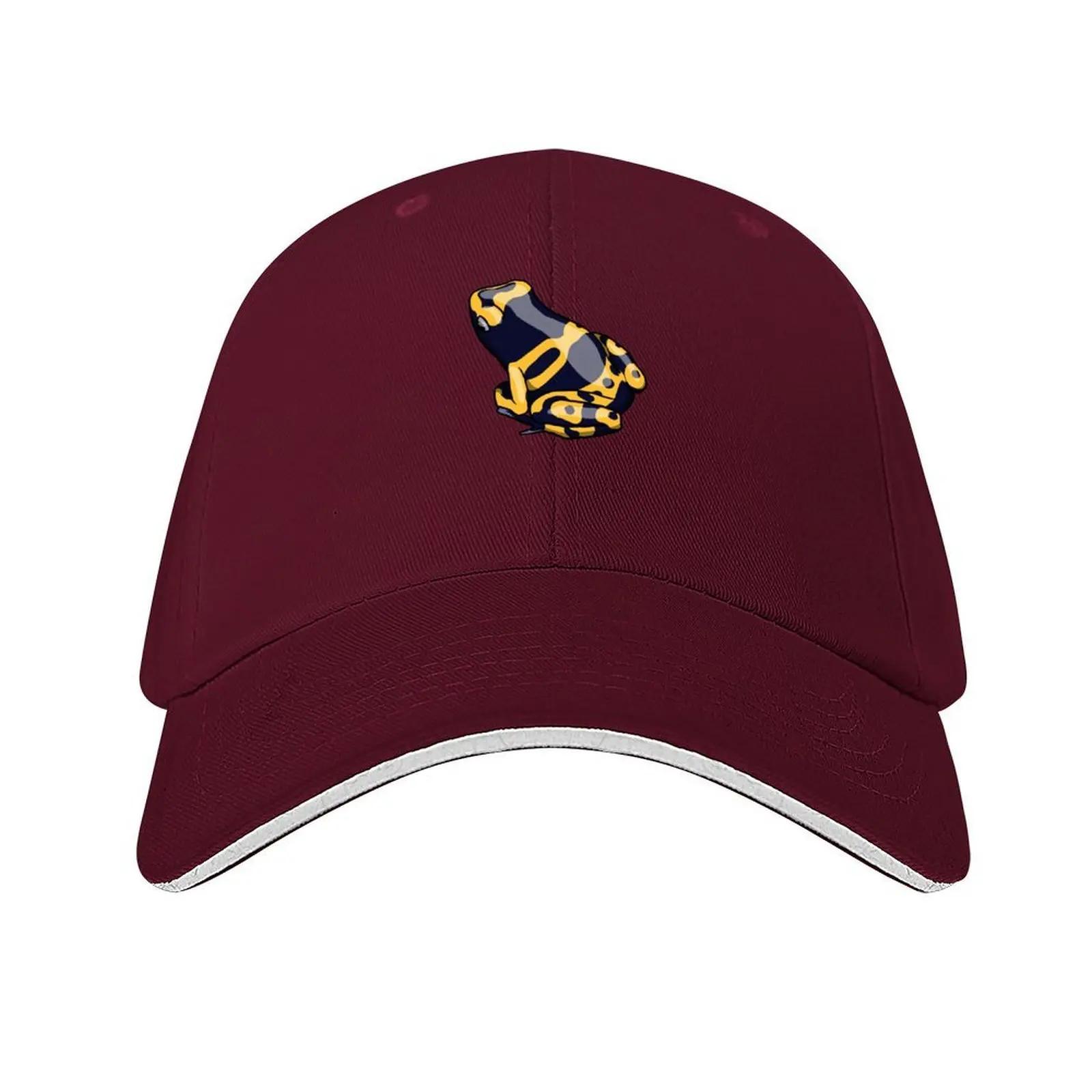Yellow Dart Frog Baseball Cap Ball Cap custom Hat Horse Hat Christmas Hat Women Beach Fashion Unisexs