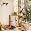 Modern Minimalist Patio Decor Graceful Bird Wind Chime, Stained Outdoor Sun Catcher Windchime, Colorful Yard Dreamy Romantic Room Accents Decorations,