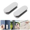 2Pcs Window Cabinet Drawer Handles Door Wardrobe Handle Pastes Open Sliding Door Knob Device Organizers Self Adhesive