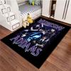 1 Tapis Imprimé Mercredi - Tapis de Décoration Intérieure Pour Salon Chambre Sol Espace Chaise d'Ordinateur