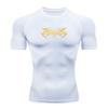 Men Compression Athletic Workout T-shirt, Quick Dry Lightweight Sports Tee for Gym Training Jogging Fitness Running, Stretchy Breathable Casual Active