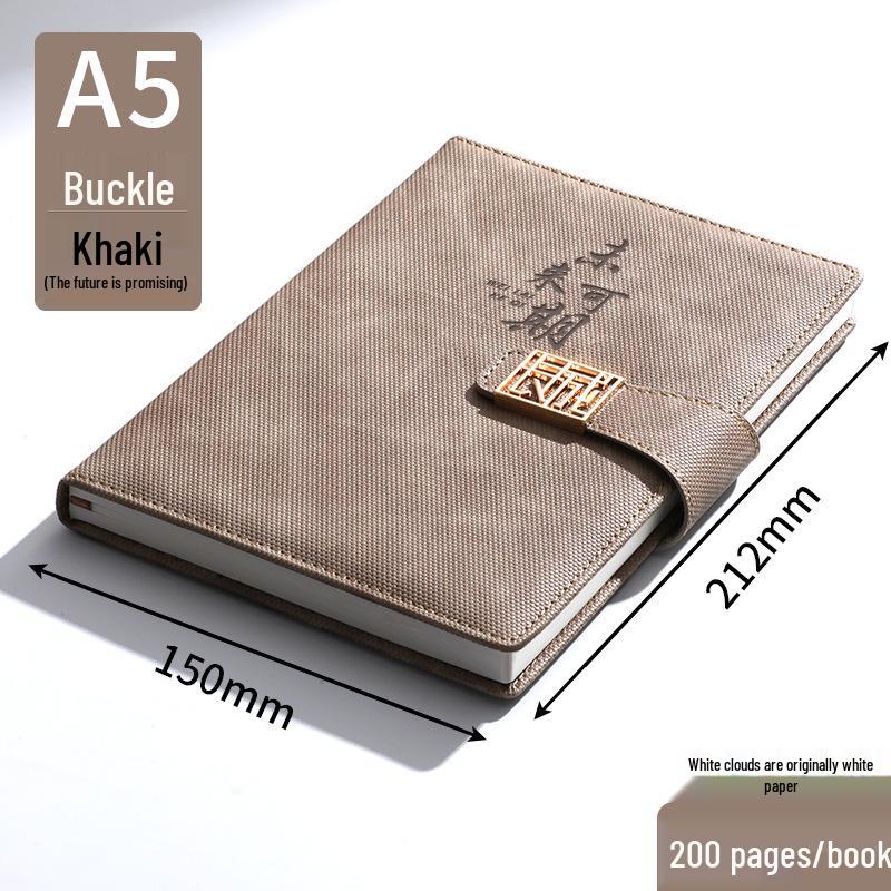 A5 Custom Logo Thickened Business Notebook Gift Set with Diary