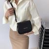 Stylish White Saddle Bag For Women Modern Minimalist Shoulder Bag For Daily Use