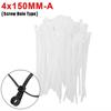 Heavy-Duty Nylon Screw Hole Cable Ties-Adjustable Self-Locking Straps for DIY & Industrial Fastening,Multipurpose Cord Organizer