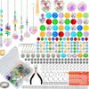 CLAFTLAB SAIL Crystal Suncatcher DIY Crystal Parts Rainbow Sun for Kids and Feng DIY Suncatcher Making Free Craft Project for Elementary School Free