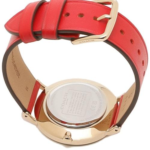 Coach Women's Perry 36mm Quartz Watch, Red, Leather, COACH 14503977
