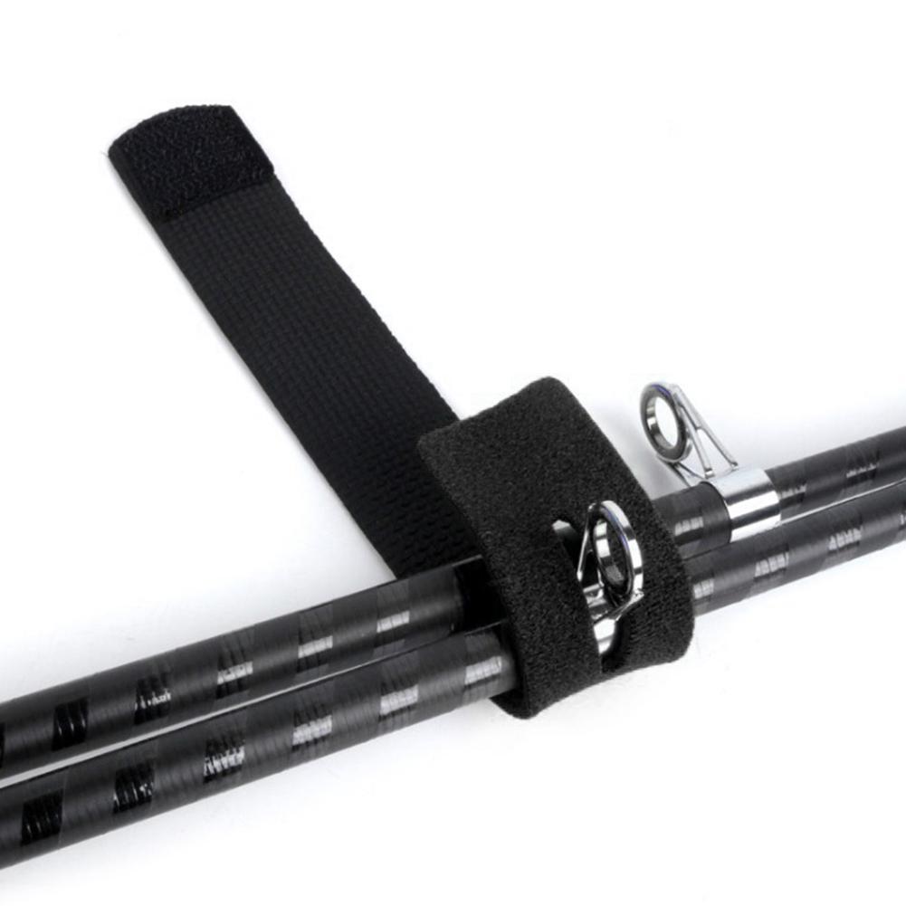 8 Pcs Fishing Rod Straps Adjustable Ties Straps Elastic Fishing Rod Belt Ties Fishing Accessories For Fixed Fishing Rods