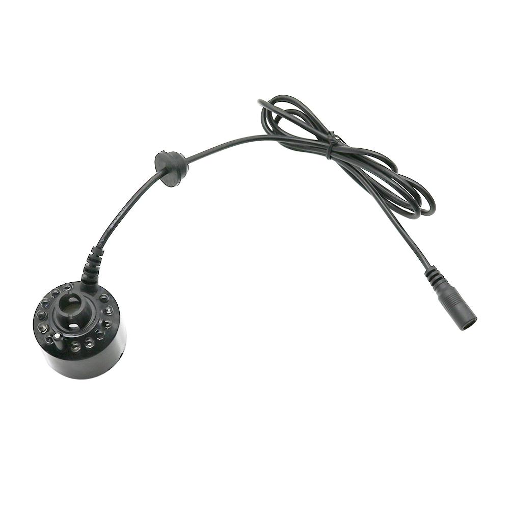 12 LED Kolorowe Światło Ultradźwiękowy Wytwornik Mgiełki Zamgławiacz Fontanna Wodna Staw Atomizer Nawilżacz Powietrza Ogród Zewnętrzny Spryskiwacz Narzędzie