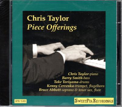 CD CHRIS TAYLOR, EDDIE HARRIS, JOSEF M - Piece Offerings  SPRIJ01 SweetPea Record US Jazz Used