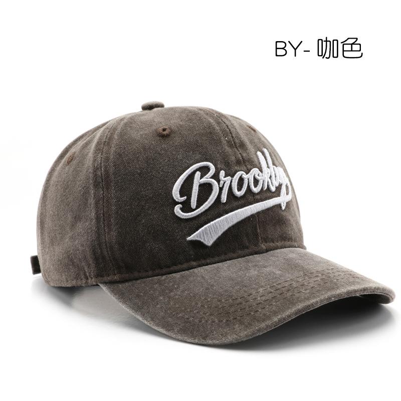 Hat Fashion Personality Washing Embroidery Baseball Cap Outdoor Sports Travel Sunscreen Cap
