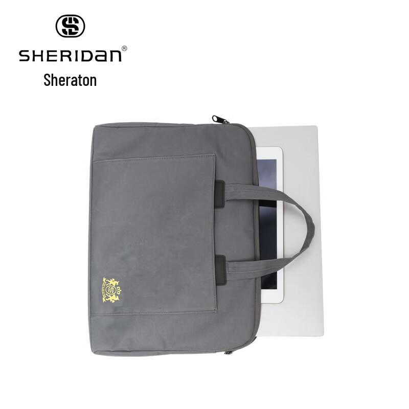 SHERIDAN Herr Canvas Affärs-Casual Handväska