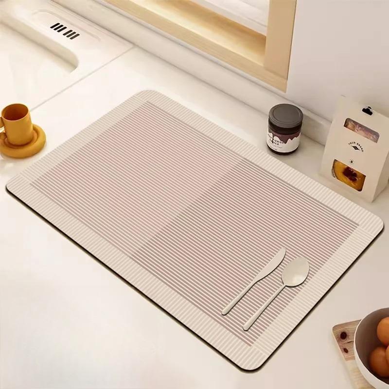 

Большой кухонный впитывающий коврик противоскользящий коврик для сушки кофемашины коврик для сушки посуды быстросохнущий коврик подставка на столешницу 20x30cm
