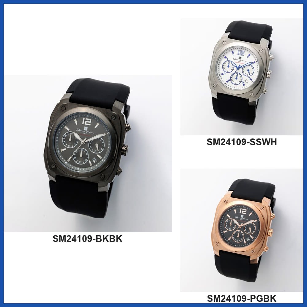 Salvatore Marra SM24109 Unisex Quartz Wrist Watch SM24109-BKBK SM24109-SSWH SM24109-PGBK Gift Casual Business Sports Student