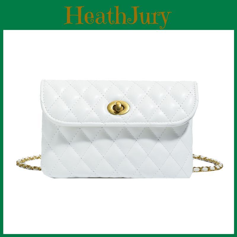Pu Small Square Crossbody Bag With Chain Strap For Daily Use And Fashion
