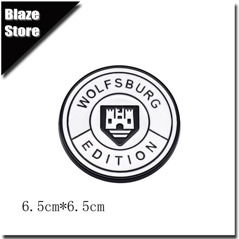 3D Metall Auto Karosserie Kühlergrill Plakette WOLFSBURG EDITION Emblem Auto Aufkleber Für Polo Golf Santana Passat Käfer Touareg