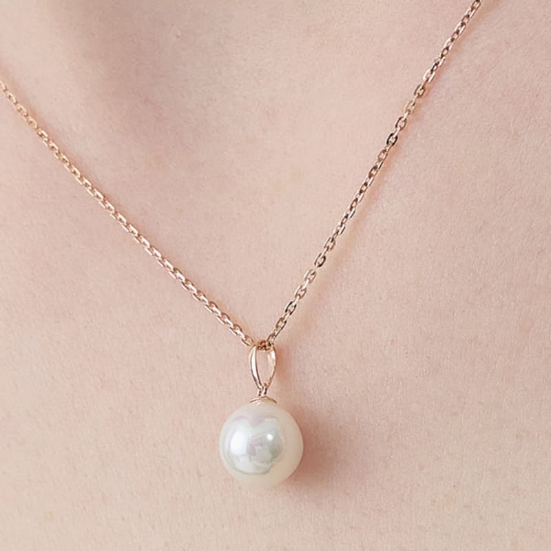 

Own 14K Aurora Pearl Pendant White gold (plated) (10,000 won)