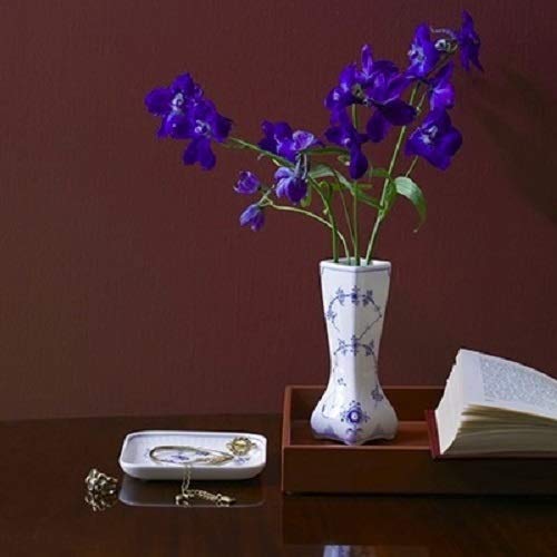 [Officially Imported] Royal Copenhagen Blue Fluted Plain Small Flower Vase, 15cm Tall, Wedding Gift, Product Number 1027455