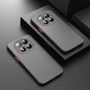 Shockproof Armor Matte Case For Xiaomi Redmi Note 14 13 12 11 10 9 Pro Plus A3 14T 14C 5G 4G Soft TPU Bumper Clear Hard PC Cover