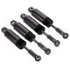 4pcs Set Metal Adjustable Shock Absorber for MN 1 16 Remote Control Car Model Upgrade PartsTitanium Color