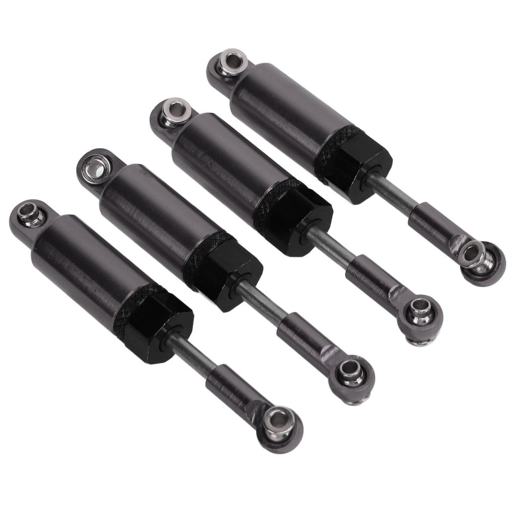 4pcs Set Metal Adjustable Shock Absorber for MN 1 16 Remote Control Car Model Upgrade PartsTitanium Color